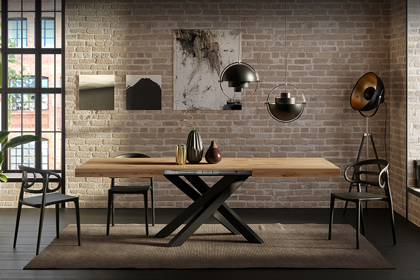 industrial dining room table