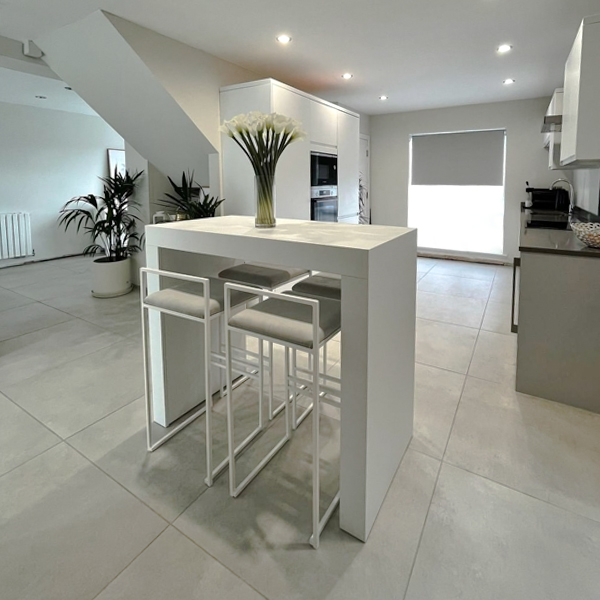 modern high table kitchen