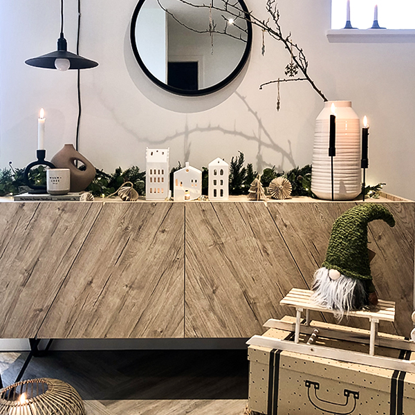 decoracion navidad recibidor aparador emma