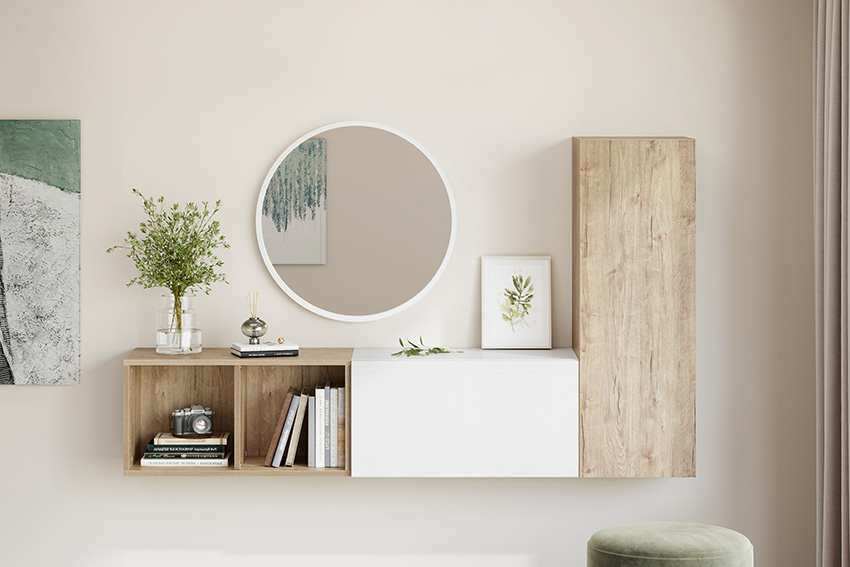 schmalen Flur einzurichten