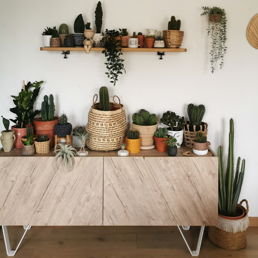 como decorar un aparador de comedor