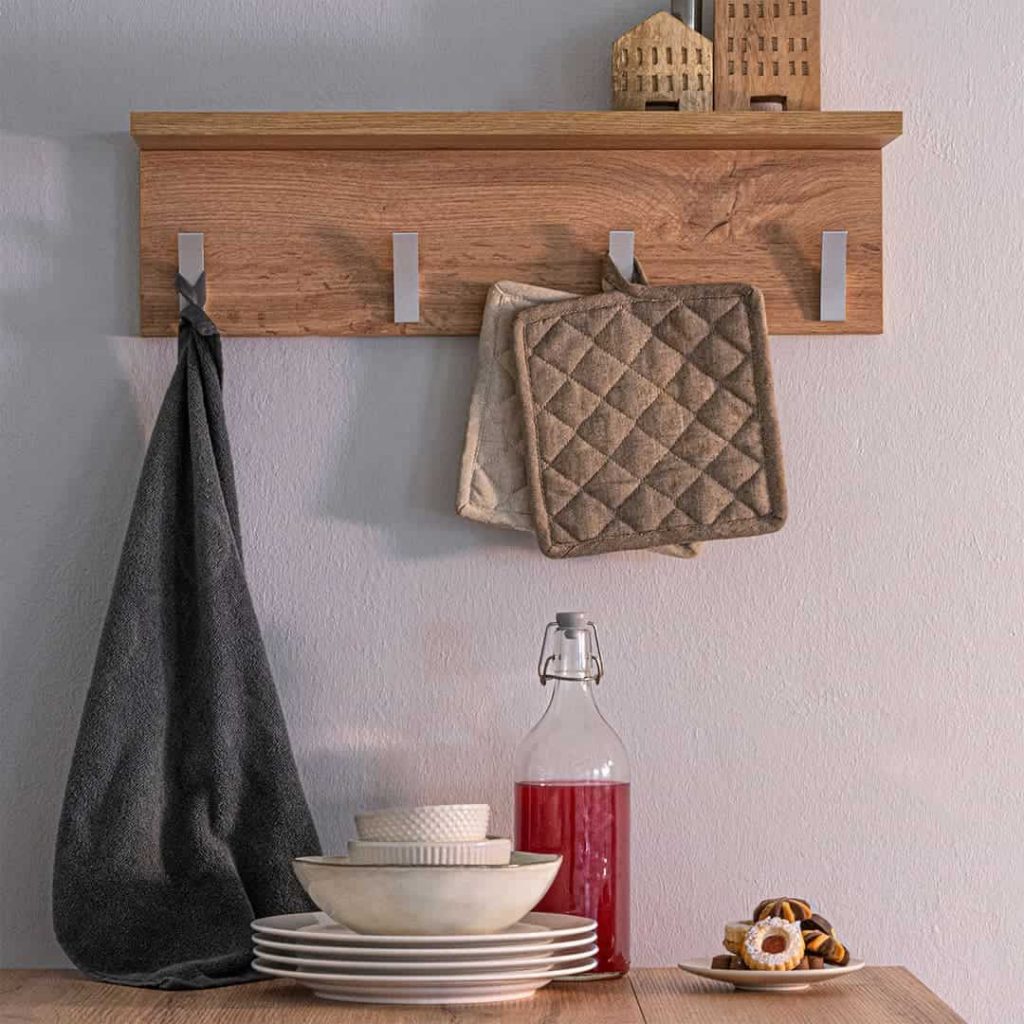 how to style kitchen shelves
