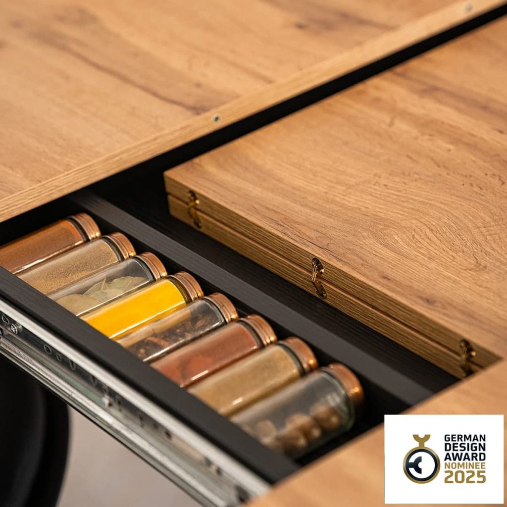 tavolo rotondo allungabile emma