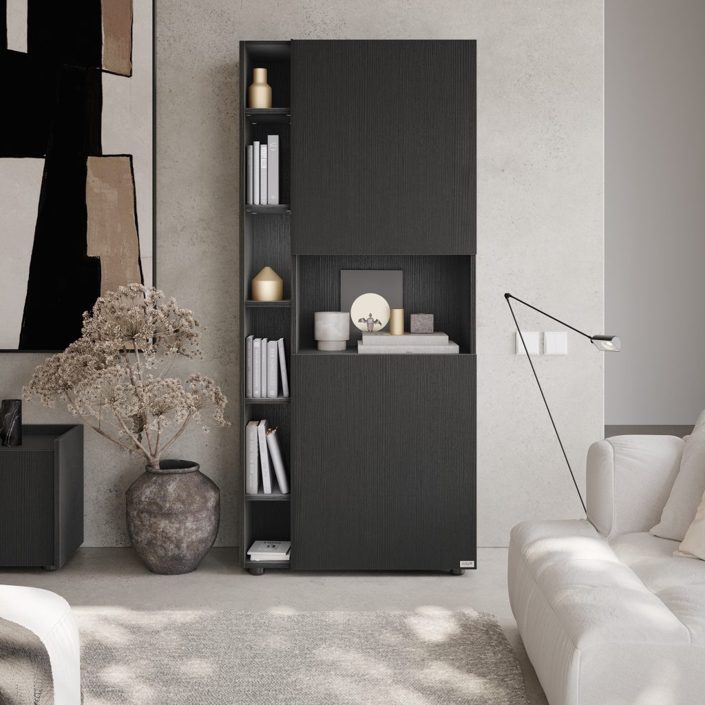 bibliothèque pour salon quiet luxury