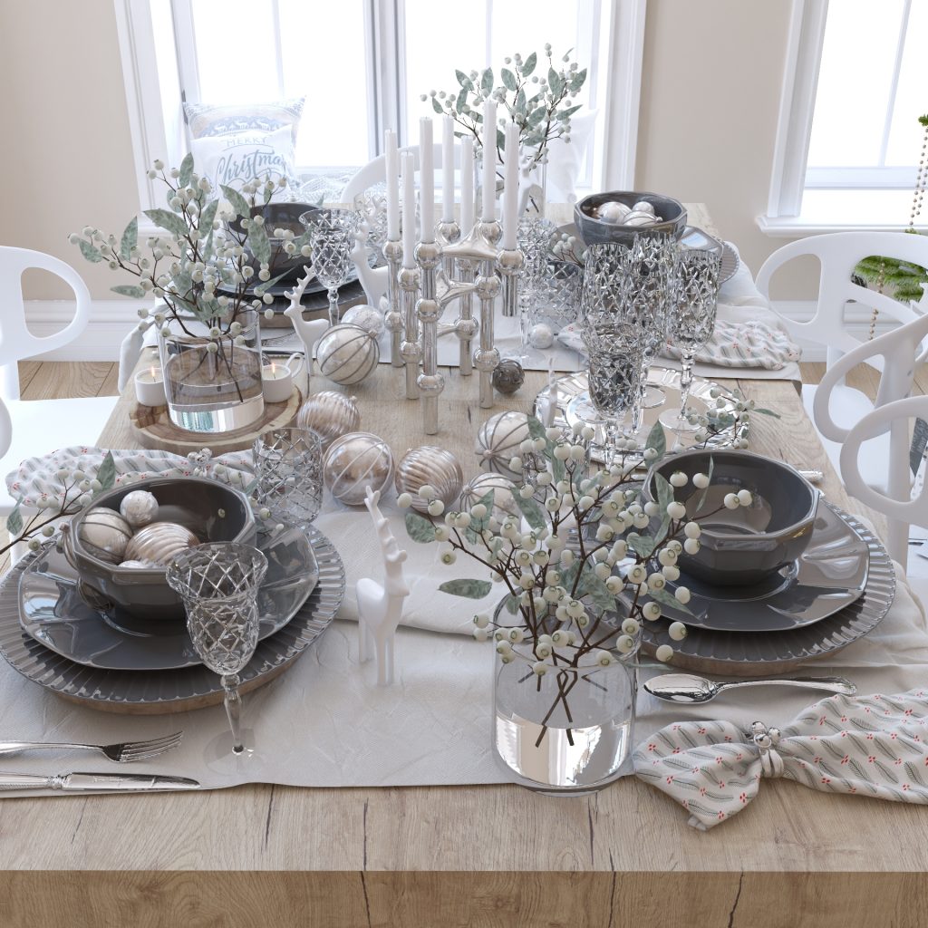 table de noel chic