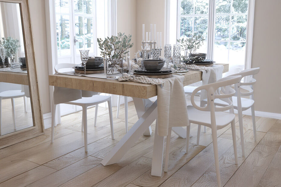 comment décorer sa table de noel