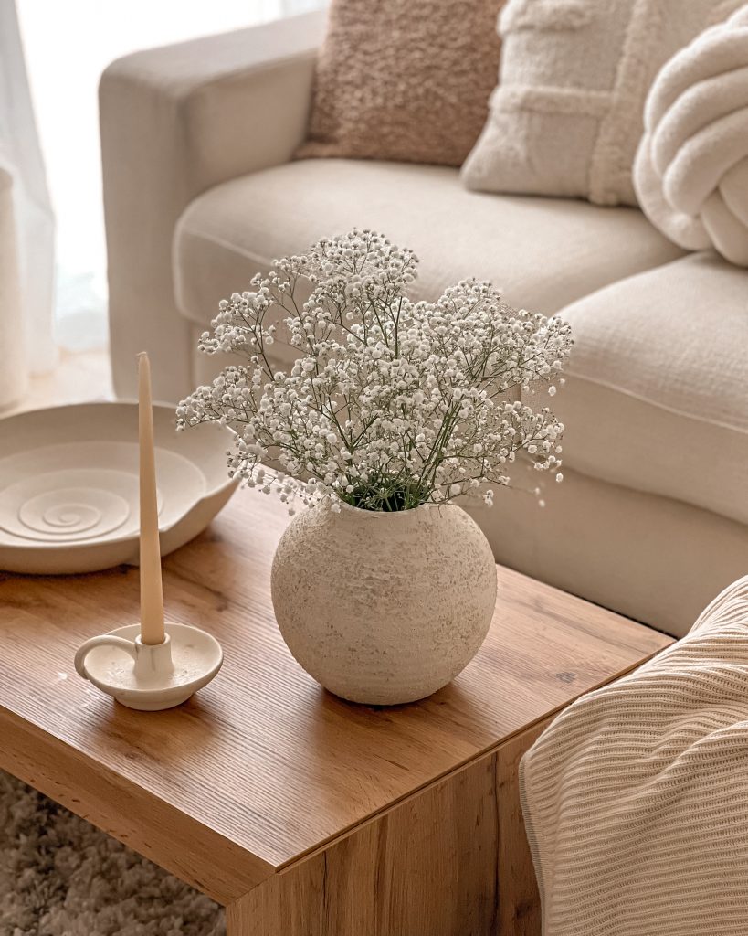 como decorar una mesa de centro