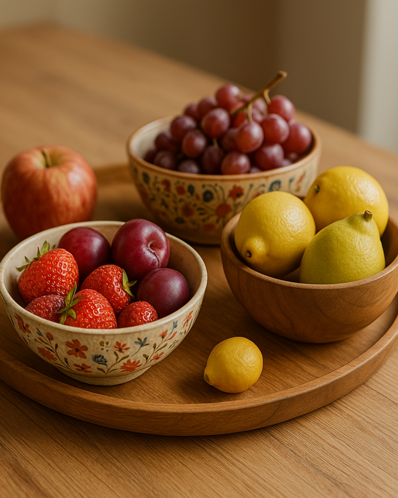 simple dining table decor