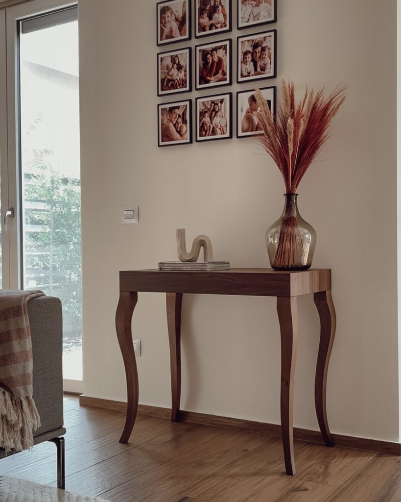 consolle noce canaletto