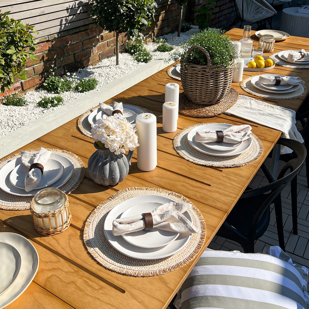 Outdoor console table