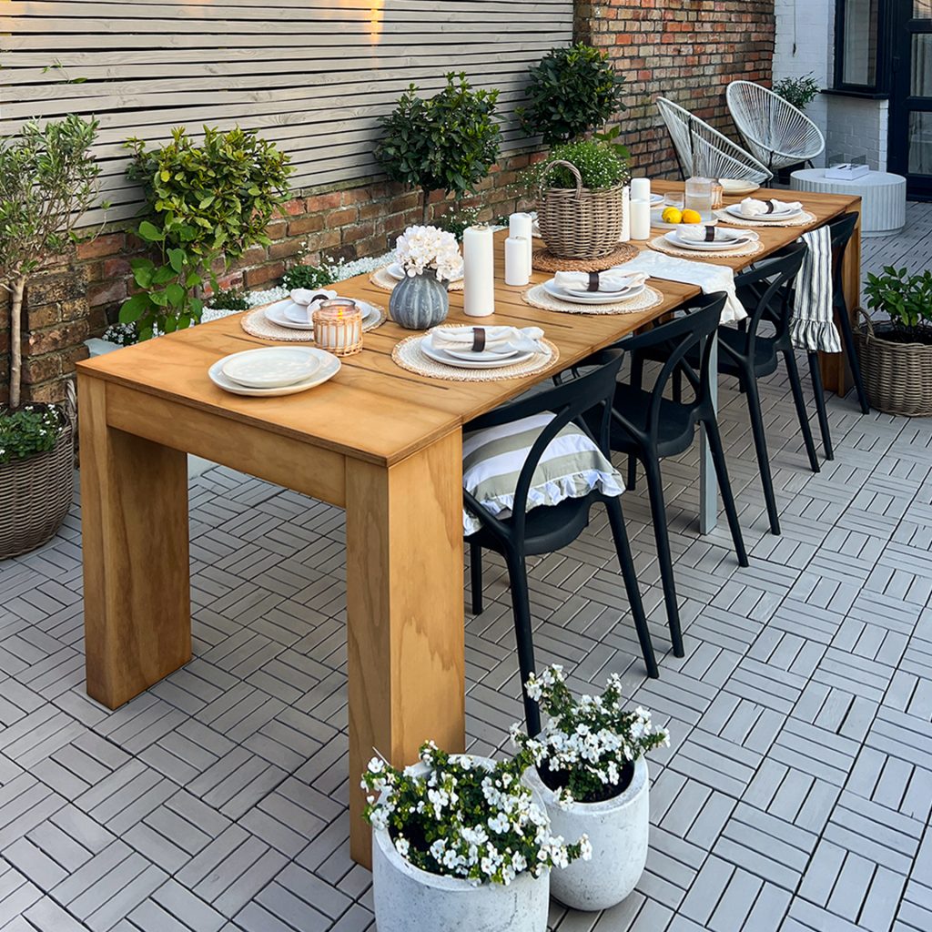 Outdoor console table