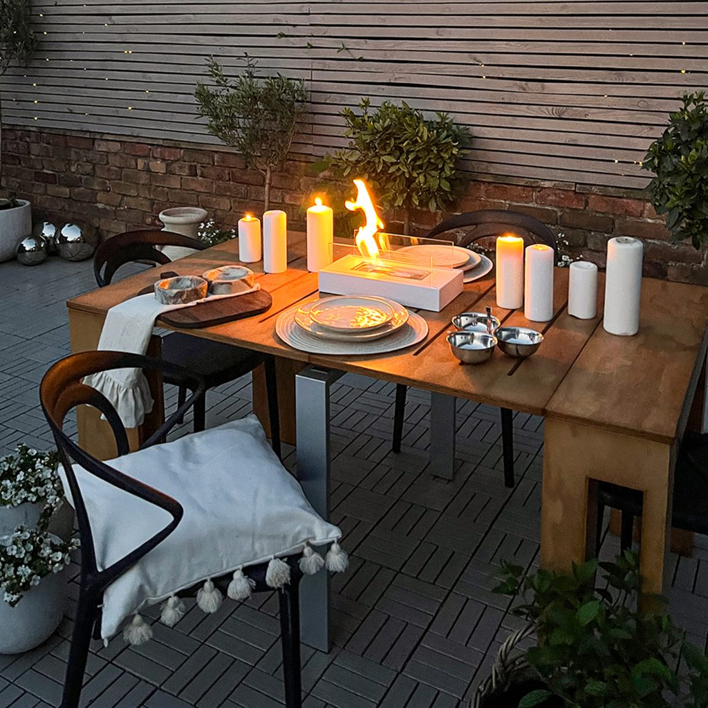 Ausziehbare Gartenkonsole