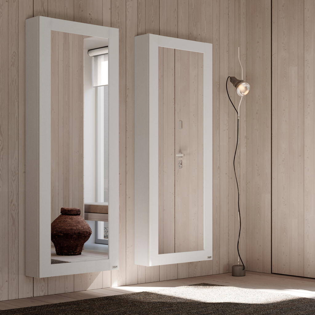 Scarpiera Rachele bianco frassino Mobili Fiver