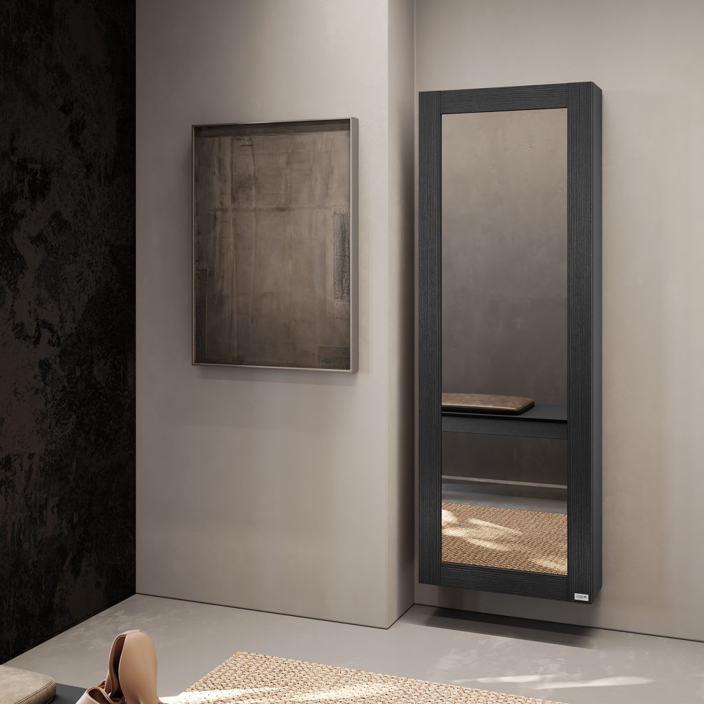 Scarpiera Rachele nero Mobili Fiver