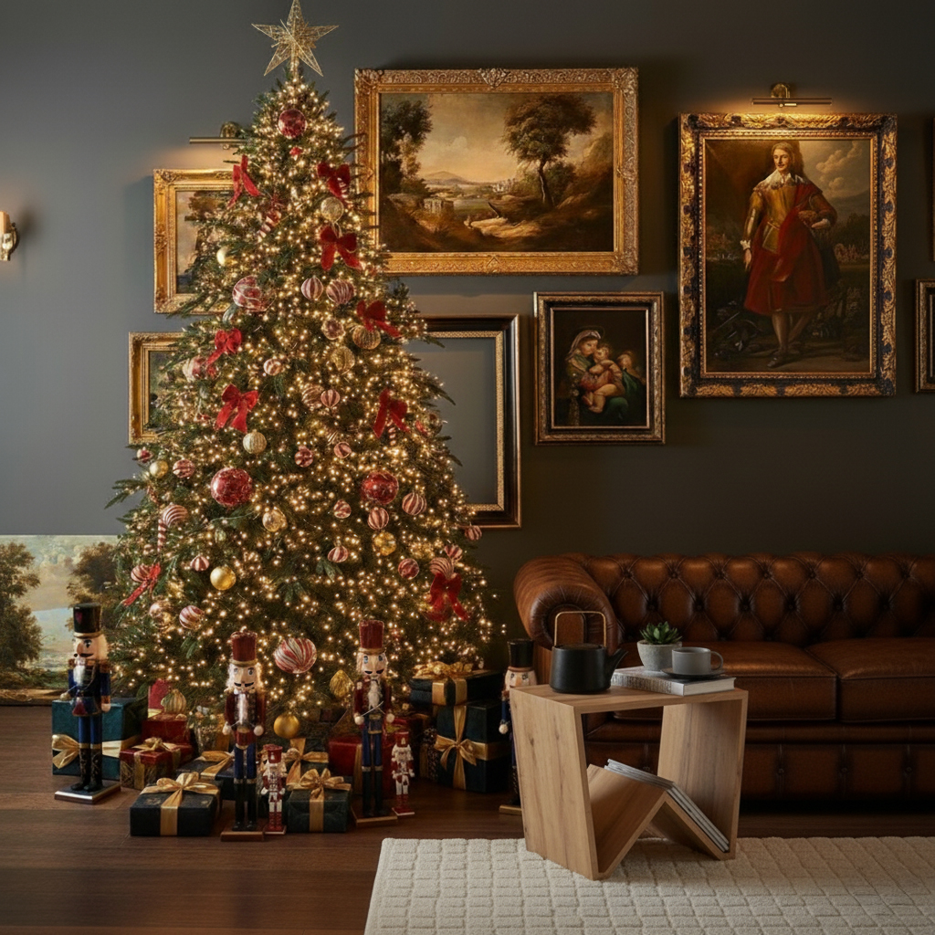 albero di natale tradizionale