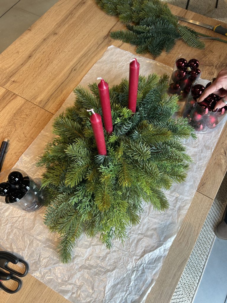 Centro tavola natalizio