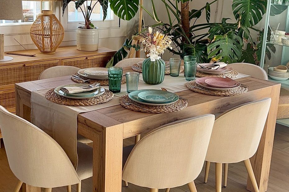 decorar mesa comedor