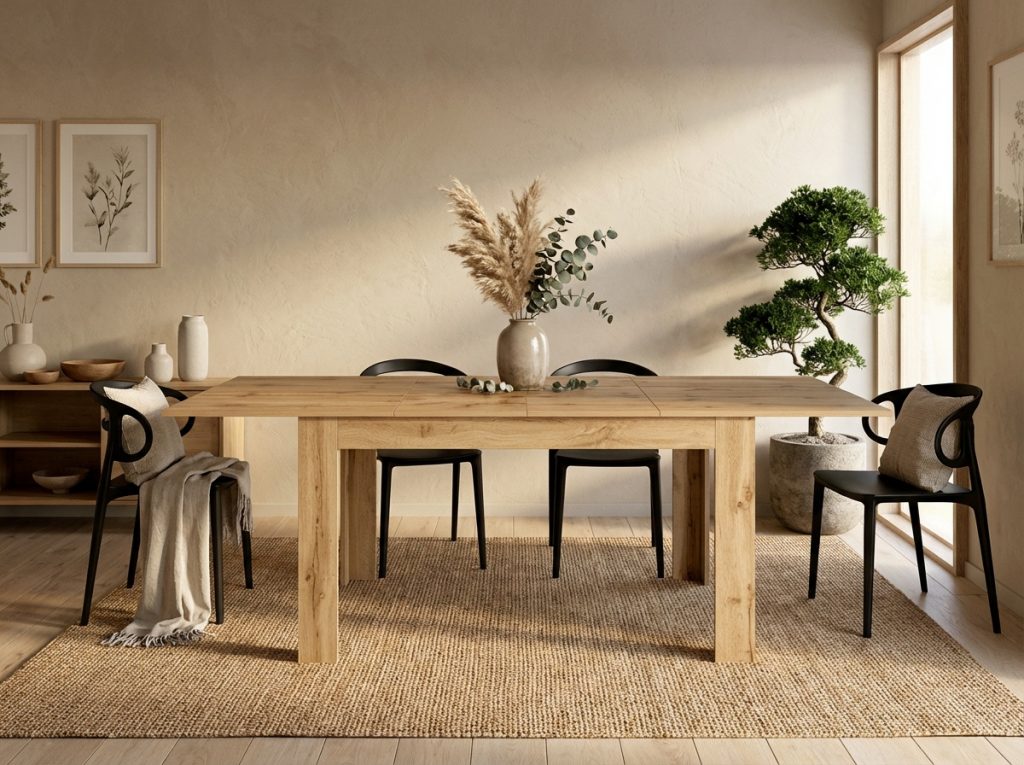 sala da pranzo japandi