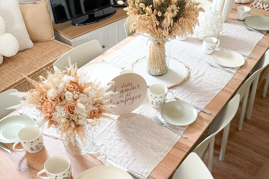 set the easter table