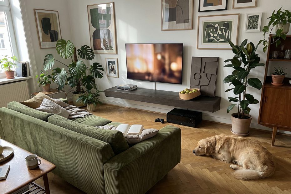 height of the TV from the floor