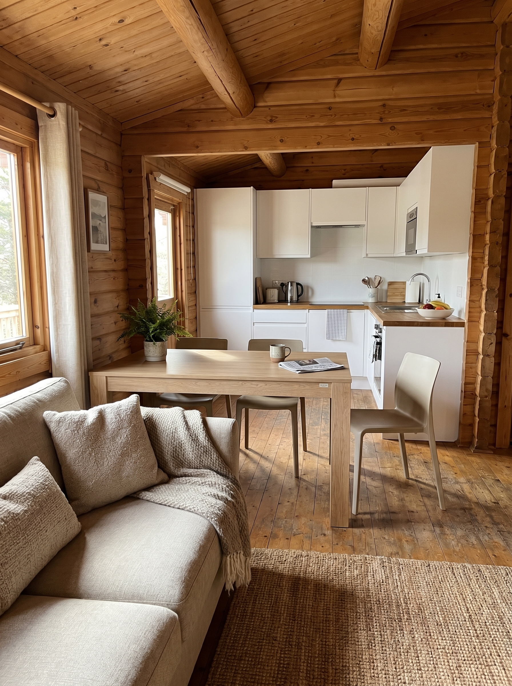 cucina casa in montagna