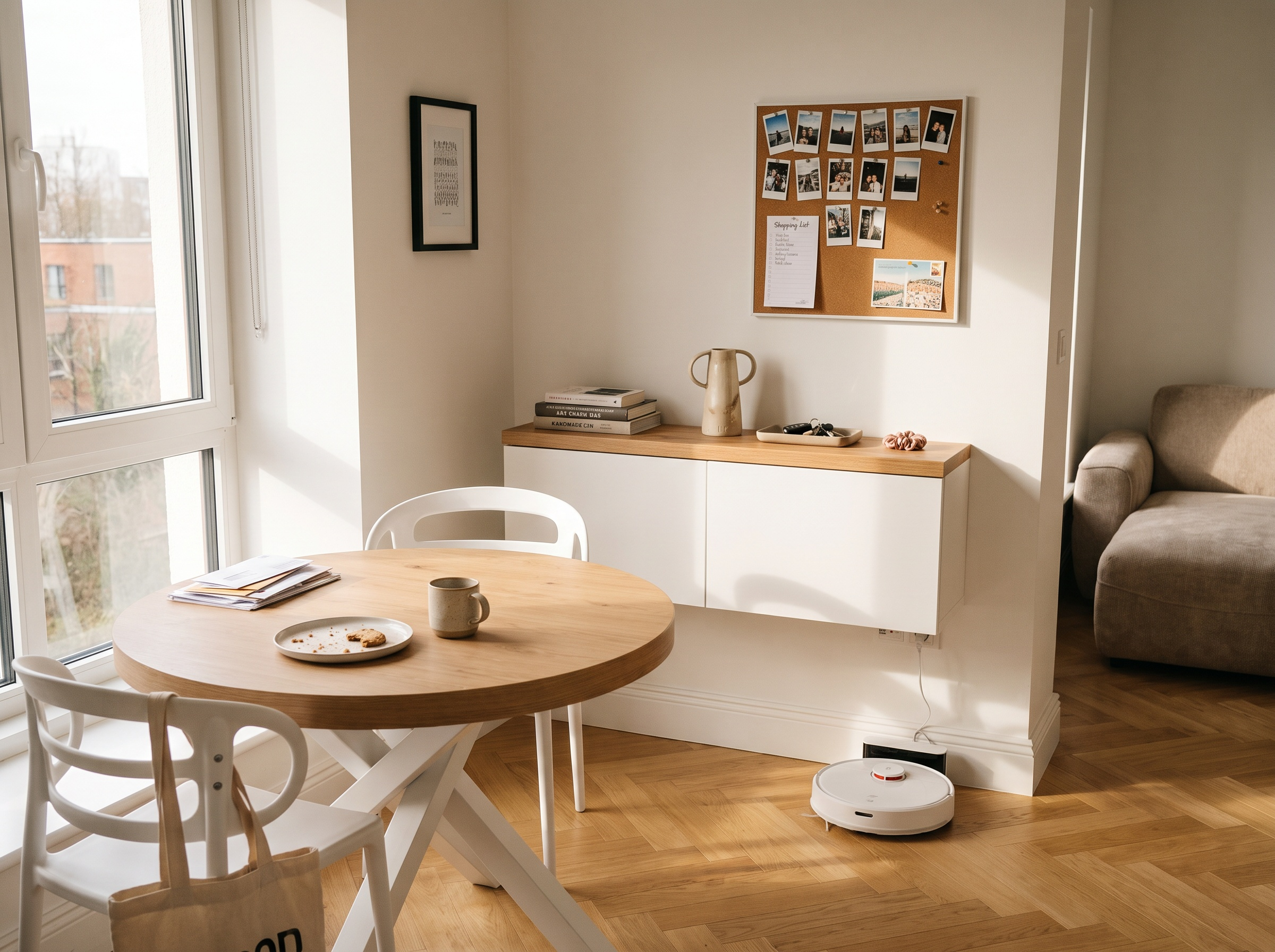 small living and dining room