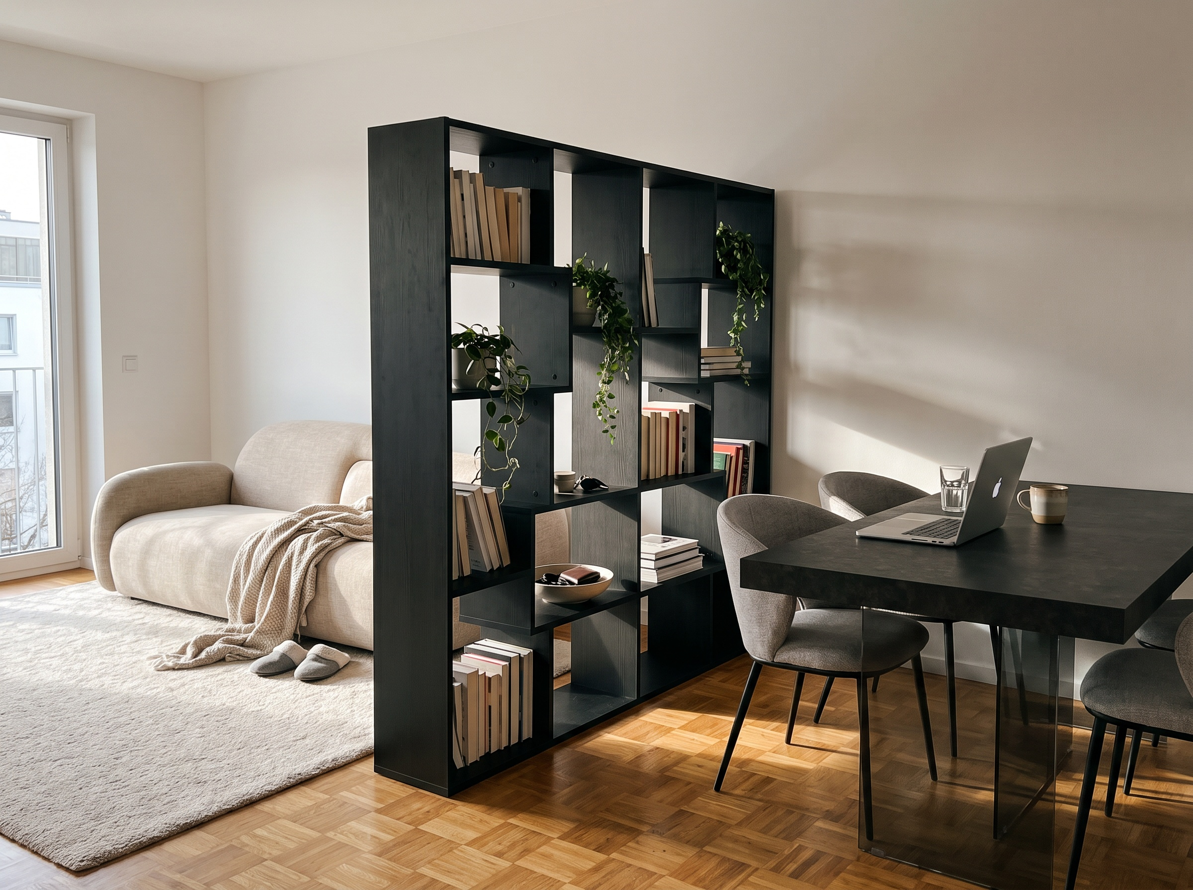 bookshelf room divider