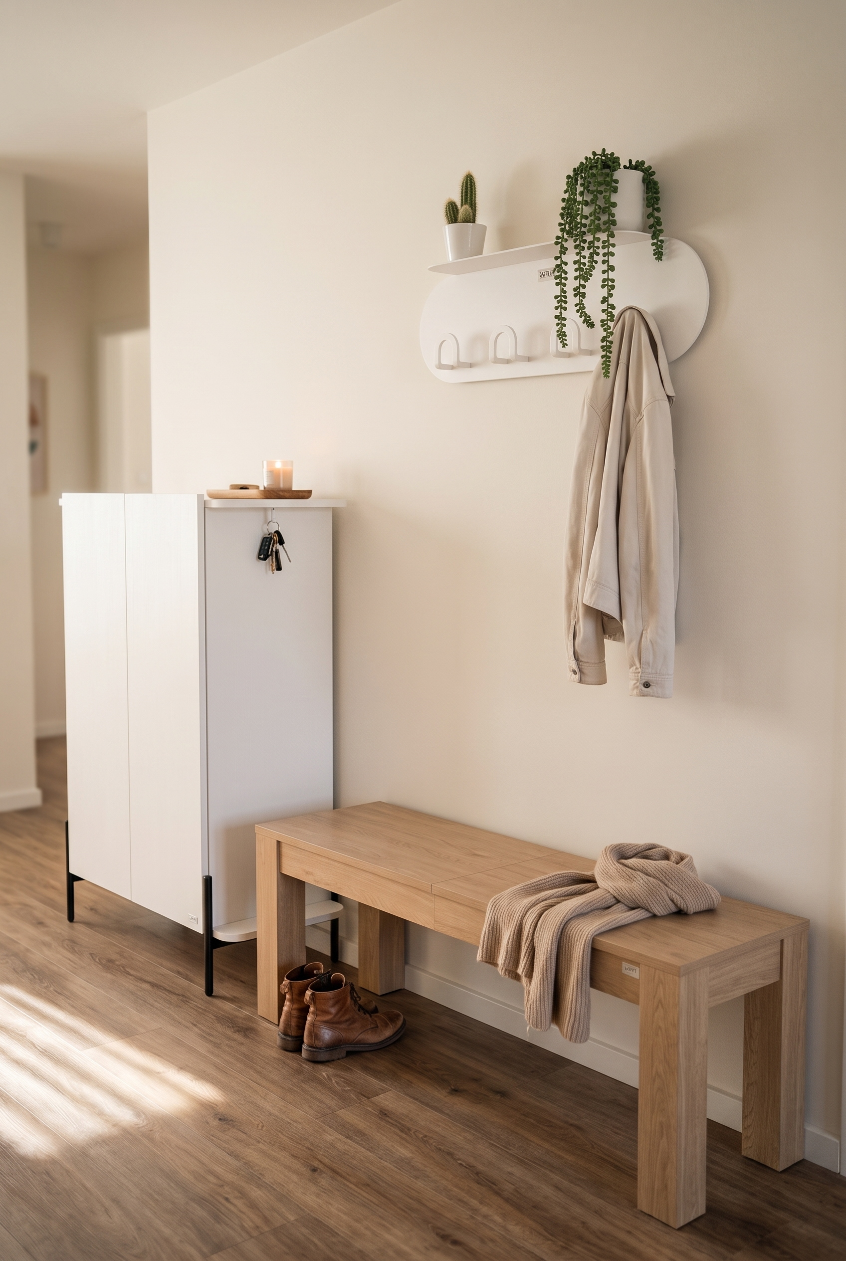 entryway bench