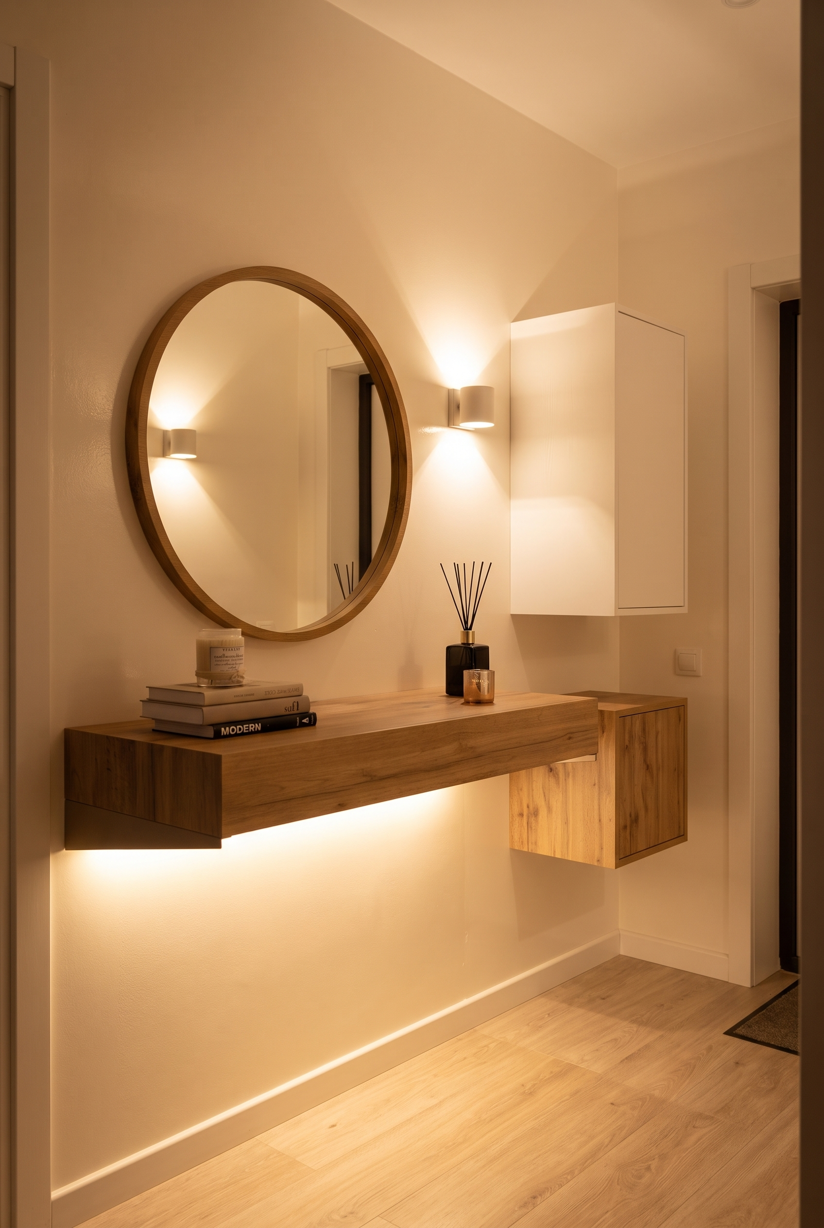 dark home entryway