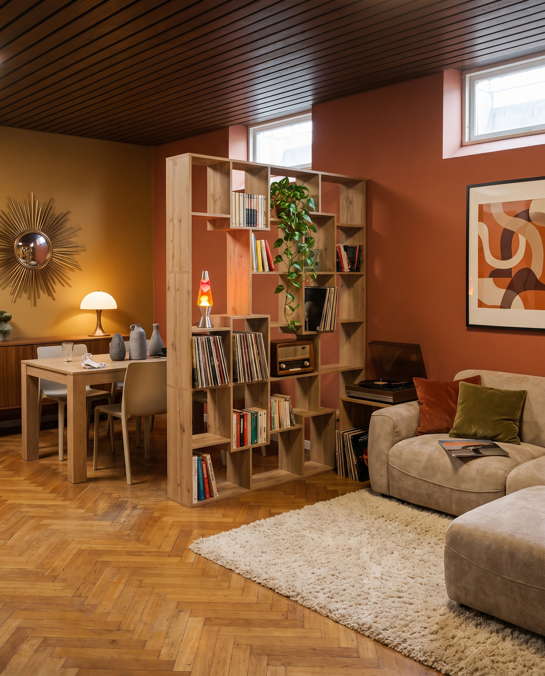 basement relaxation area