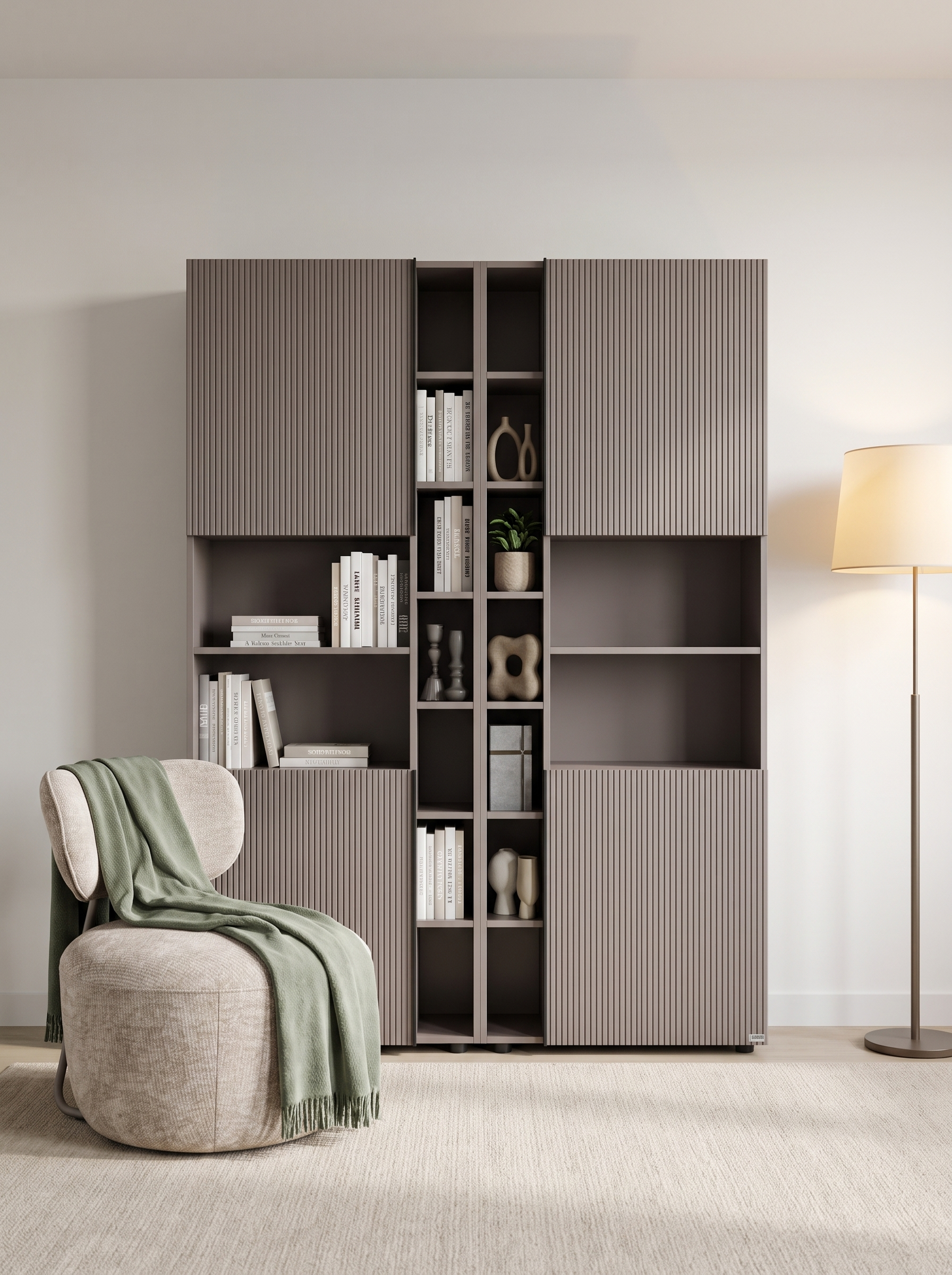 Leseecke Bücherregal