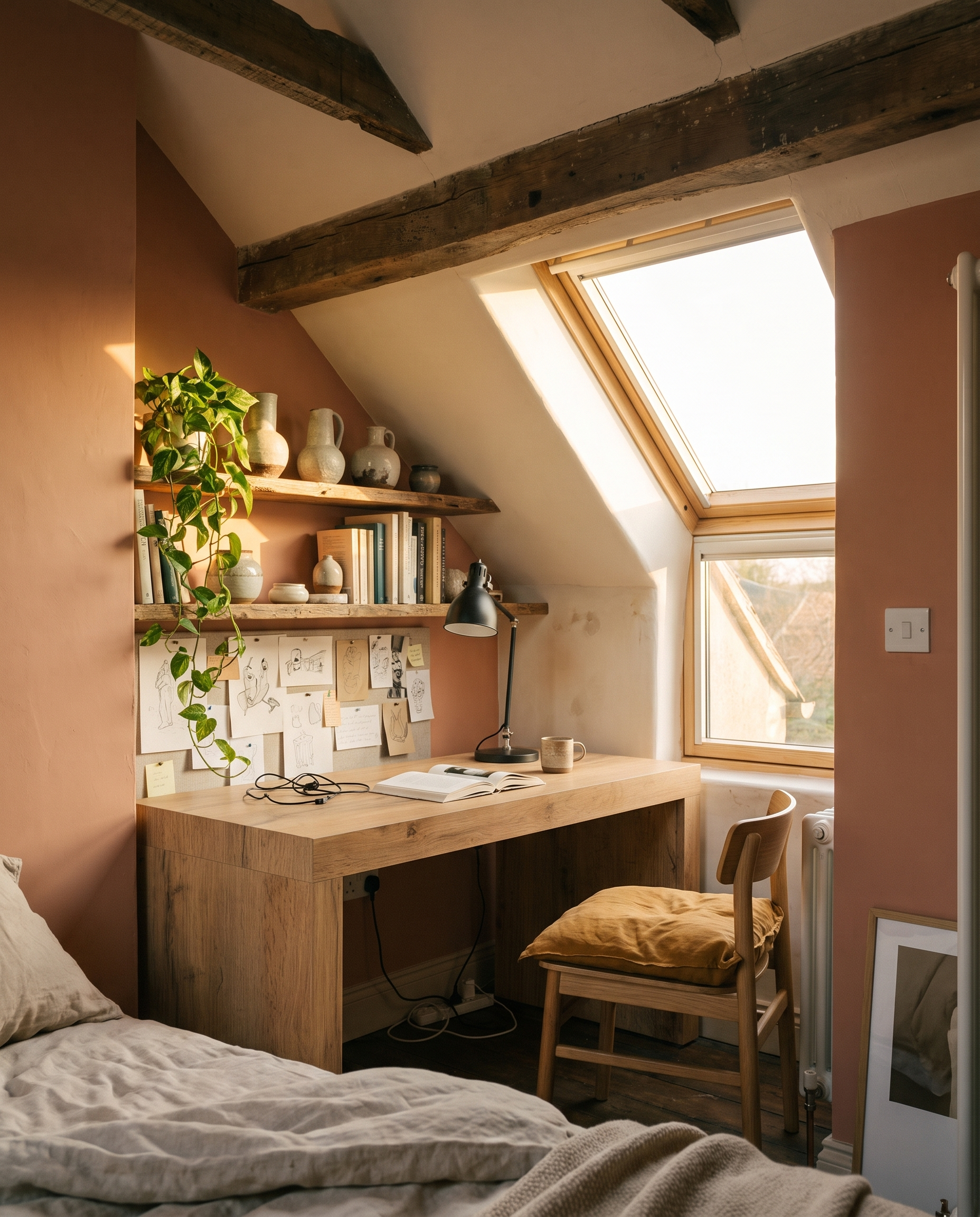 bureau sous les combles